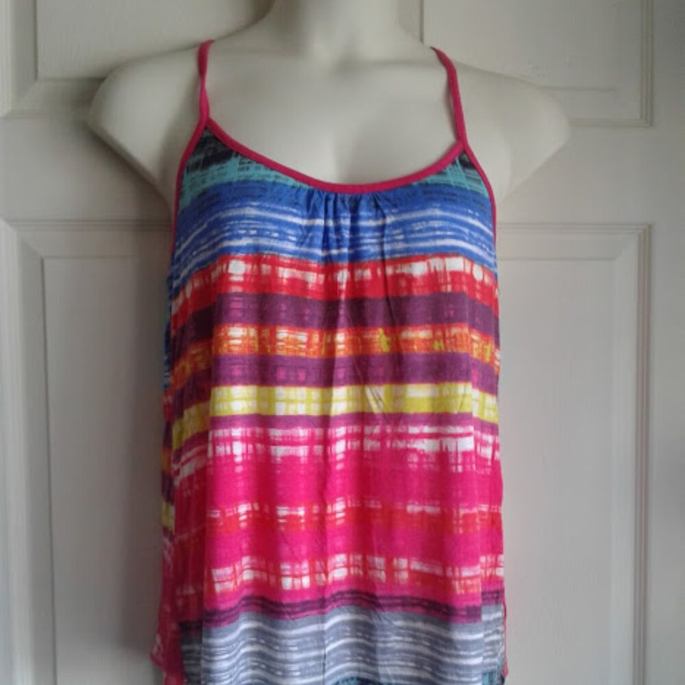 {one clothing} T back colorful tank top